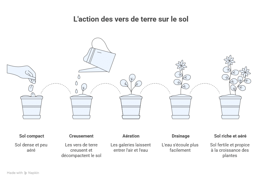 que mangent les vers de terre