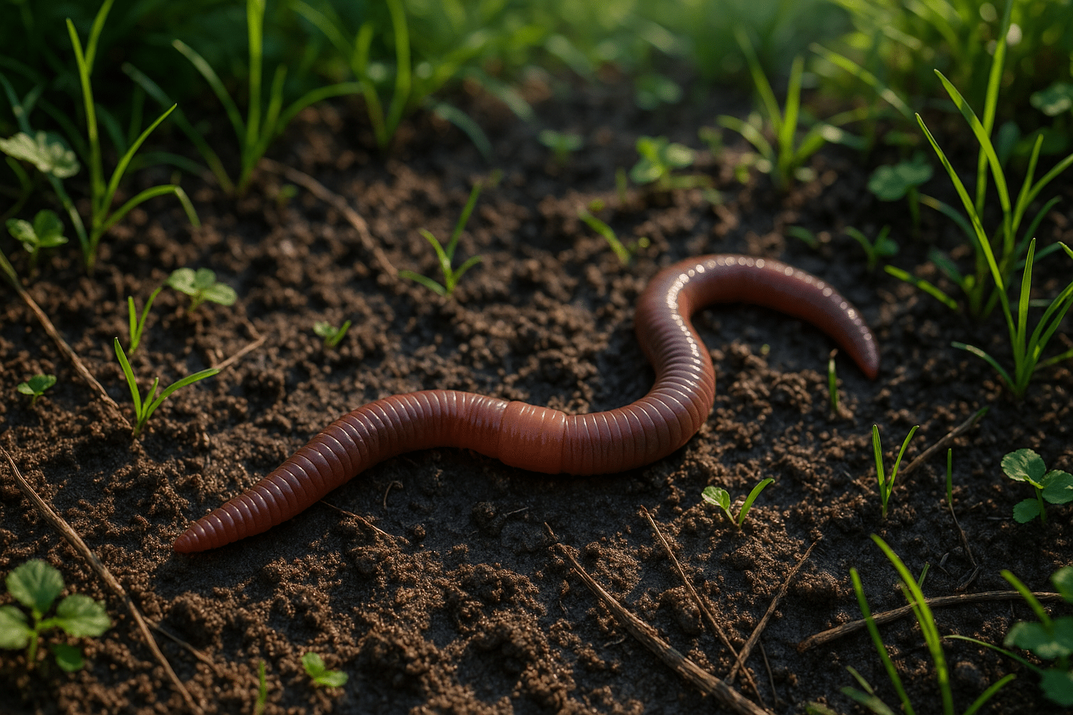 que mangent les vers de terre