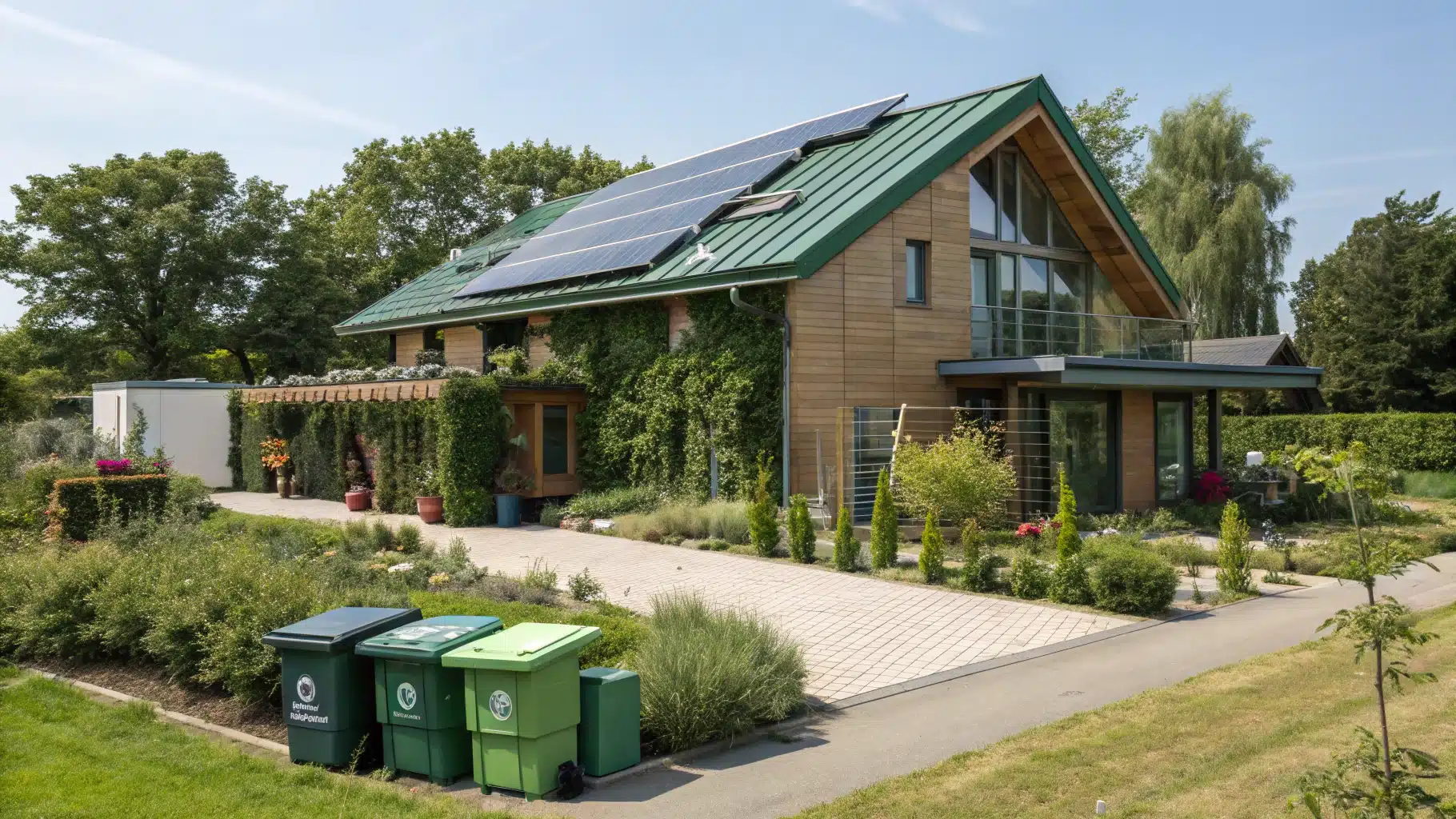 maison passive et recyclage