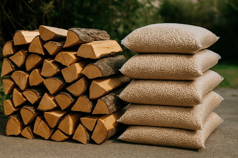 Poêle à granulés vs poêle à bûches : lequel choisir pour se chauffer de façon écologique ?
